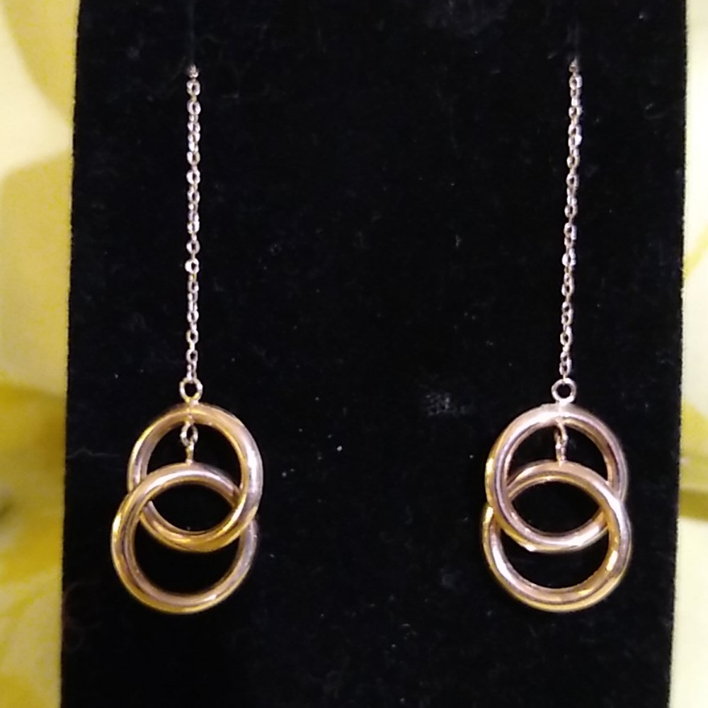 14K Yellow Gold Threader Earrings